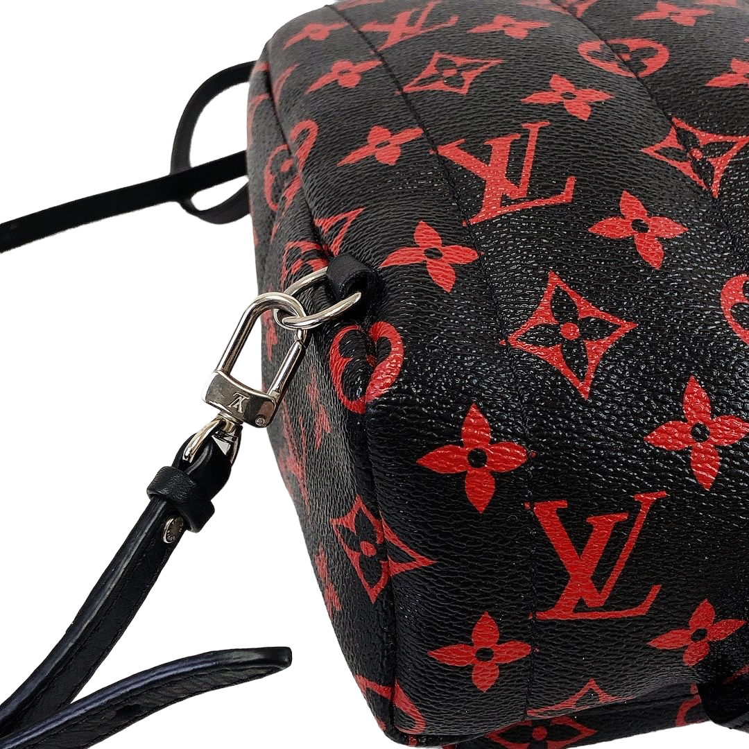 Louis-Vuitton Mini Palm Springs Infrarouge Canvas GHW