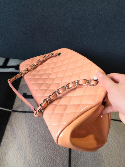 Patent Mademoiselle bowling bag