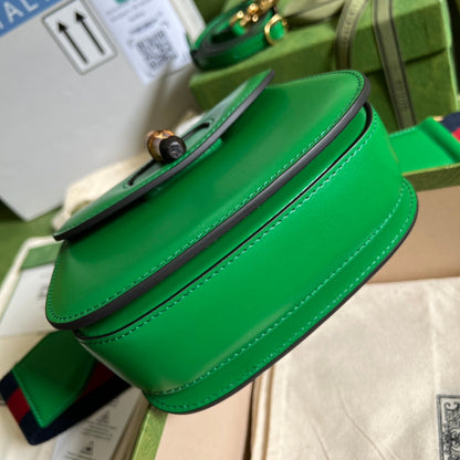 Gucci Small Top Handle Bag With Bamboo