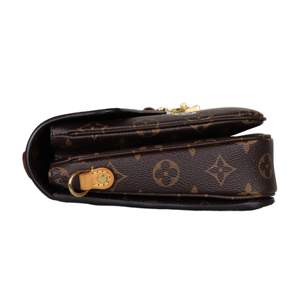 Louis-Vuitton Pochette Metis Monogram Love Lock GHW