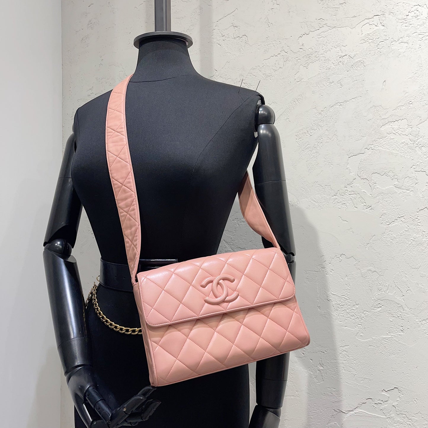 Vintage Crossbody Bag Pink