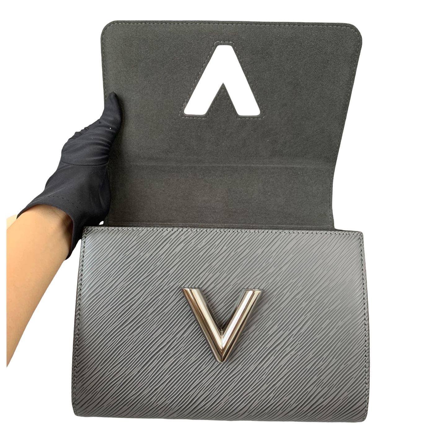Louis-Vuitton MM Epi Twist Leather Grey SHW