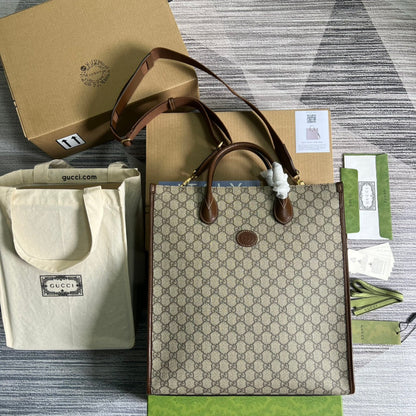 Gucci  Medium Tote Bag  With Interlocking G