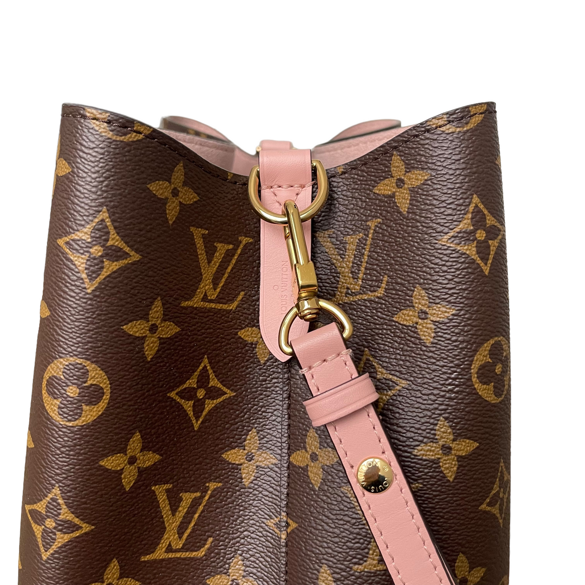 Louis-Vuitton Monogram NeoNoe MM Pink Interior GHW
