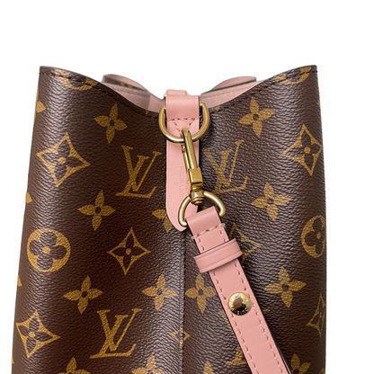 Louis-Vuitton Monogram NeoNoe MM Pink Interior GHW