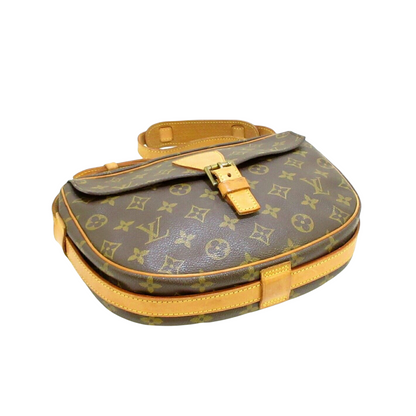 Louis-Vuitton Monogram Jeune Fille Coated Canvas Brown GHW