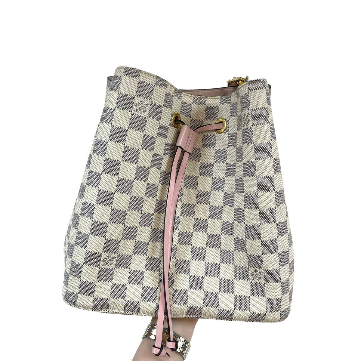 Louis-Vuitton NeoNoe MM Damier Azure Pink