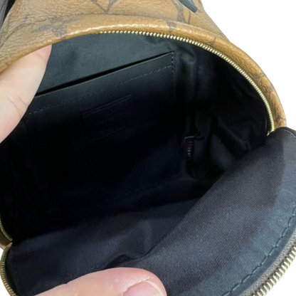 Louis-Vuitton Monogram Reverse Palm Springs Mini GHW