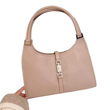 Gucci Vintage Jackie Leather Nude Pink SHW