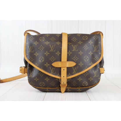 Rank AB ｜ LV Monogram Saumur MM Shoulder Bag｜072604