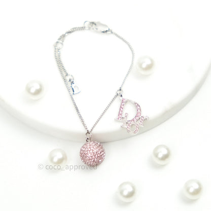 Christian Dior Pink Crystal Bracelet
