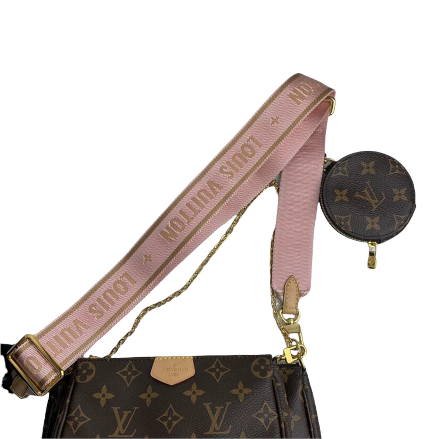 Louis-Vuitton Multi-Pochette Cavas Brown GHW