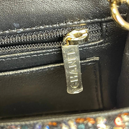 Mini Rectangular Flap Tweed Multicolour GHW