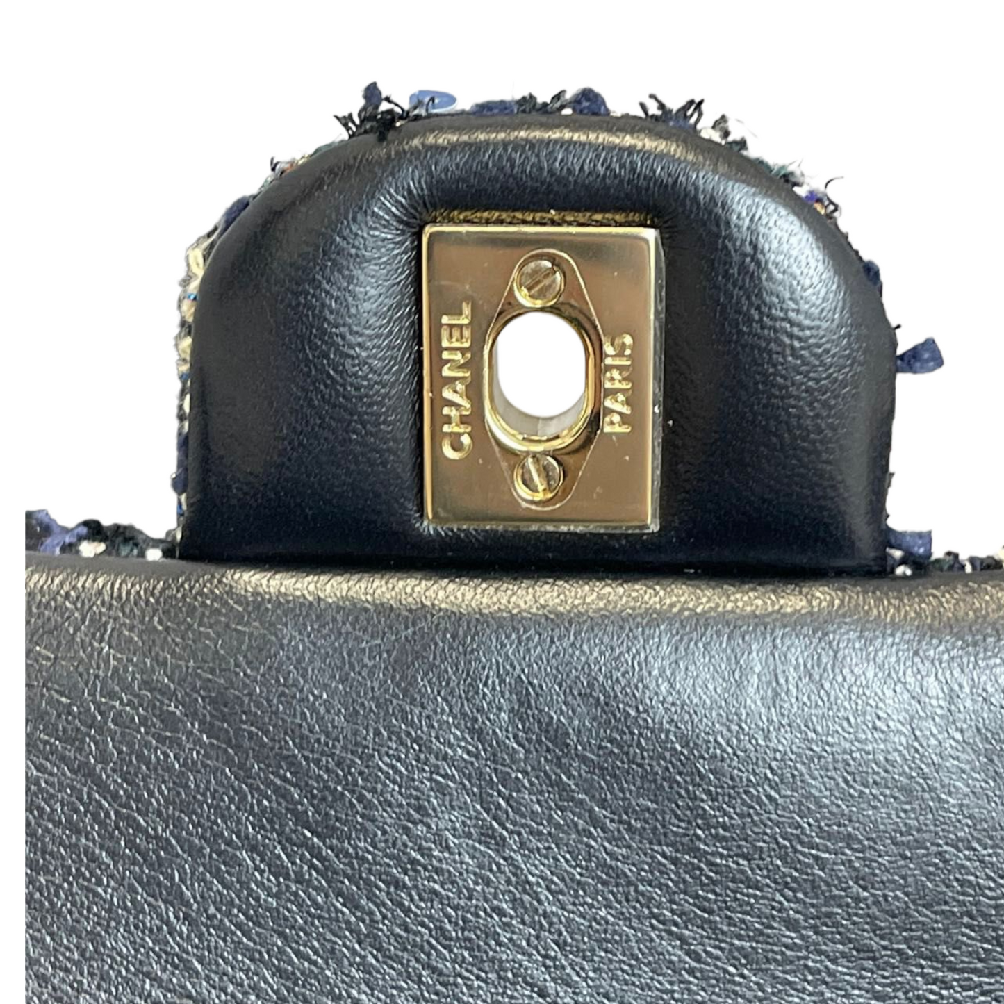 Mini Rectangular Flap Tweed Multicolour GHW