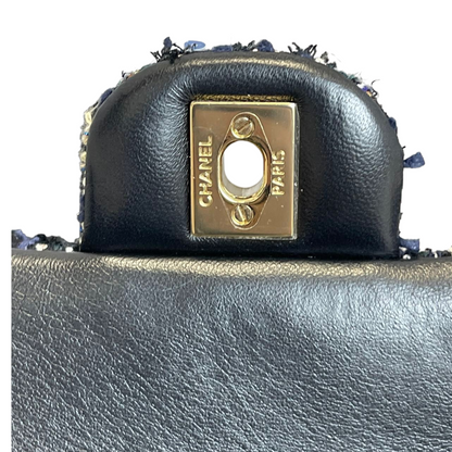 Mini Rectangular Flap Tweed Multicolour GHW