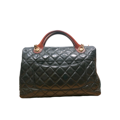 Castle Rock Glazed Calfskin Black GHW