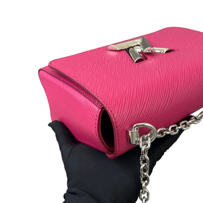 Louis-Vuitton Twist Lock Epi Leather MM Pink GHW