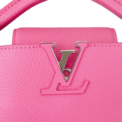 Louis-Vuitton Mini Capucines Pink SHW