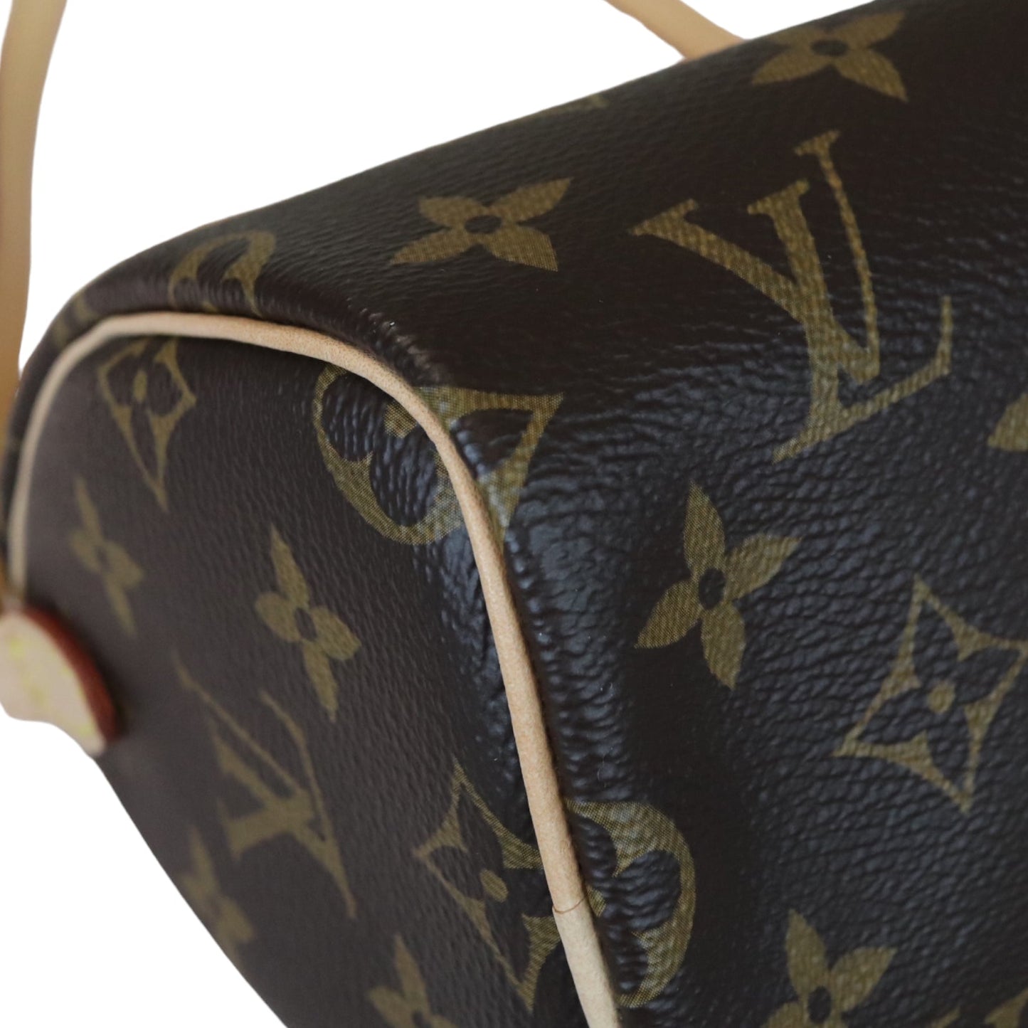 Louis-Vuitton Nano Speedy Monogram Brown GHW