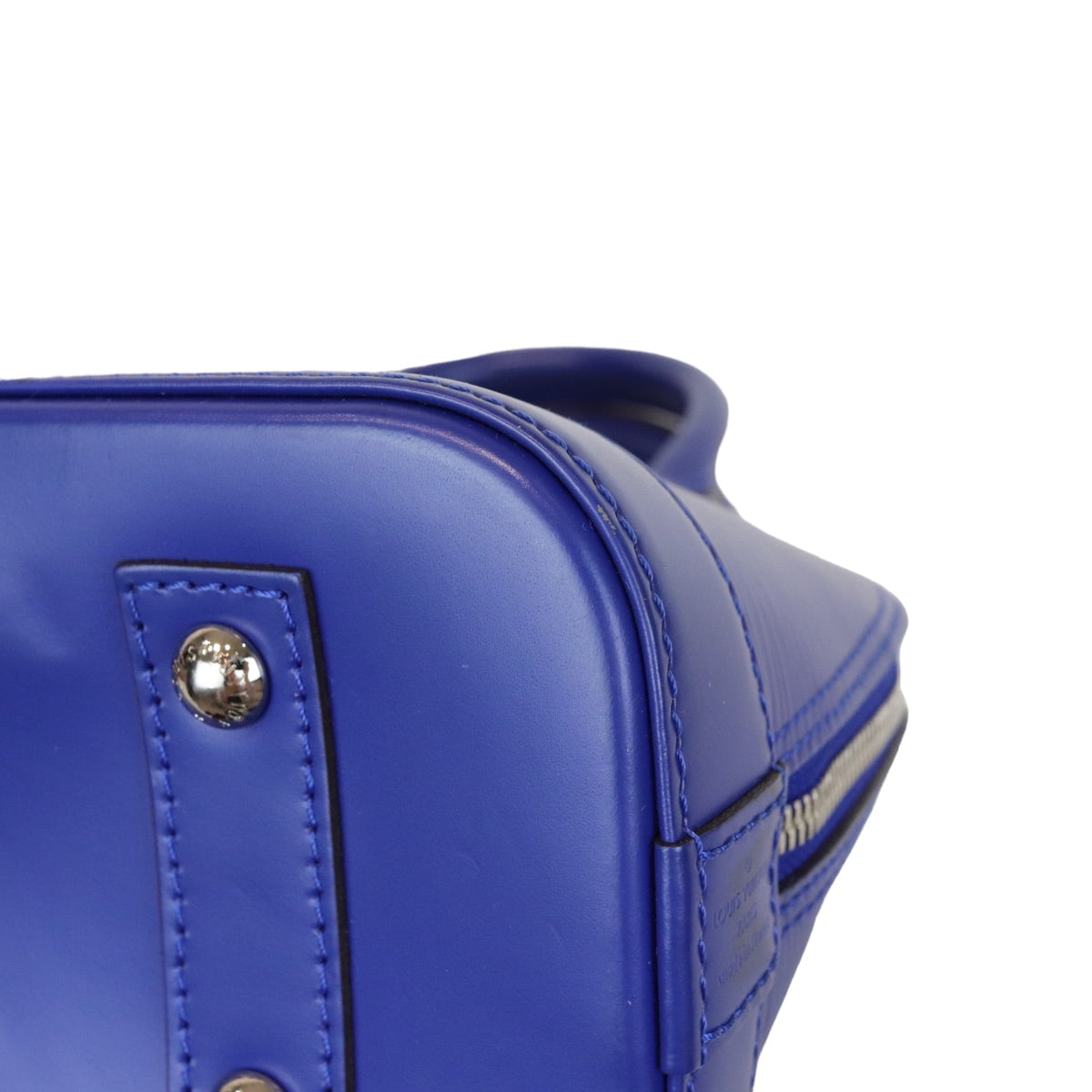 Louis-Vuitton Alma BB Epi Blue SHW