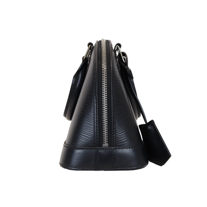 Louis-Vuitton Alma BB Black Epi SHW