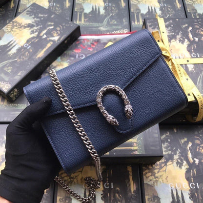 Gucci Dionysus Leather Mini Chain Bag