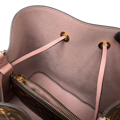 Louis-Vuitton Monogram NeoNoe MM Pink Interior GHW