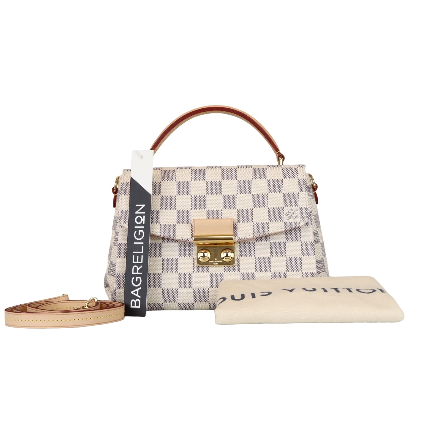 Louis-Vuitton Croisette Damier Azure GHW