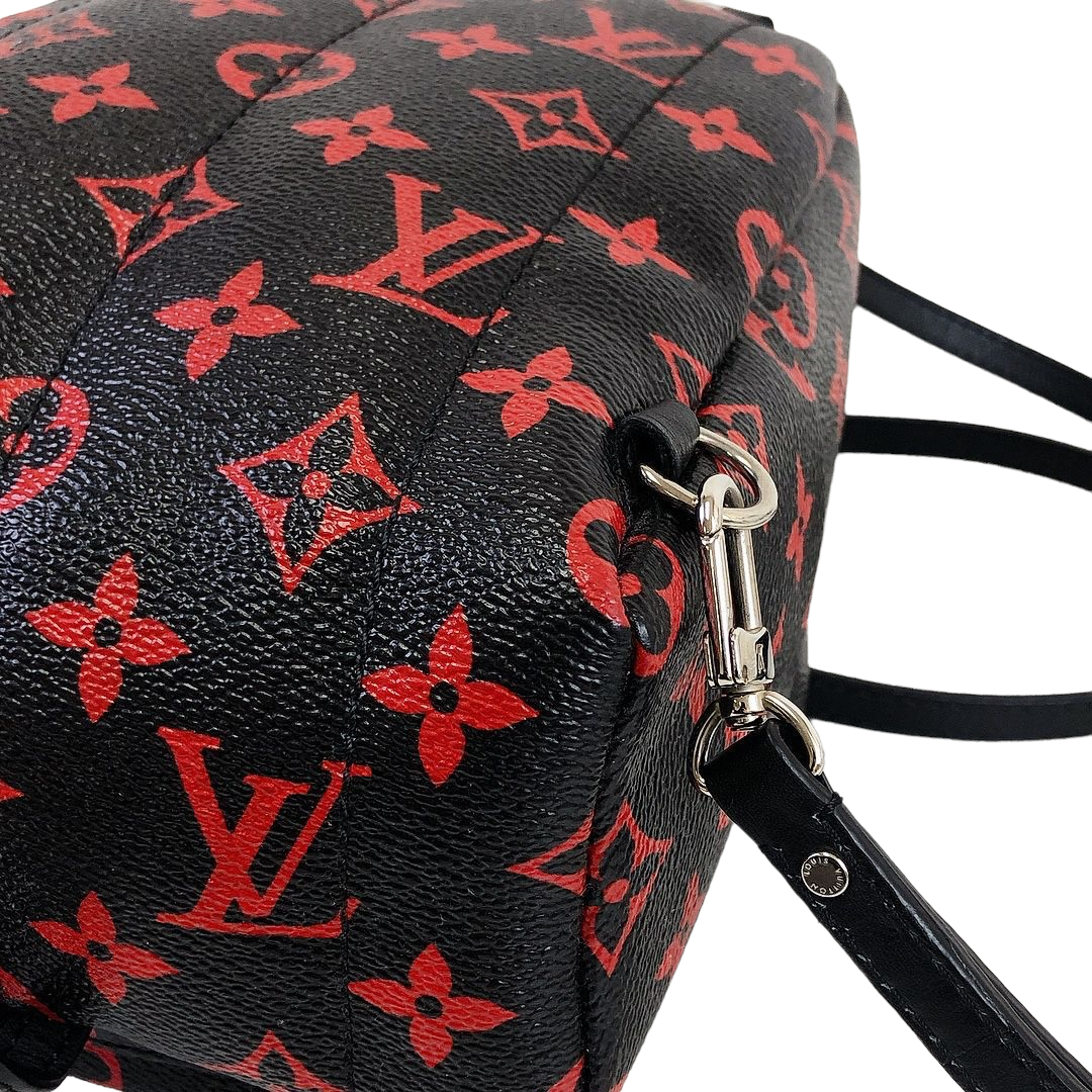 Louis-Vuitton Mini Palm Springs Infrarouge Canvas GHW