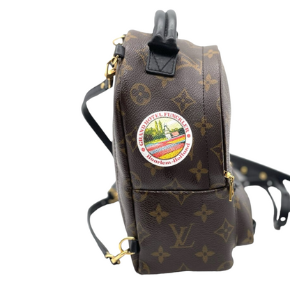 Louis-Vuitton Mini Palm Springs Monogram Badges GHW