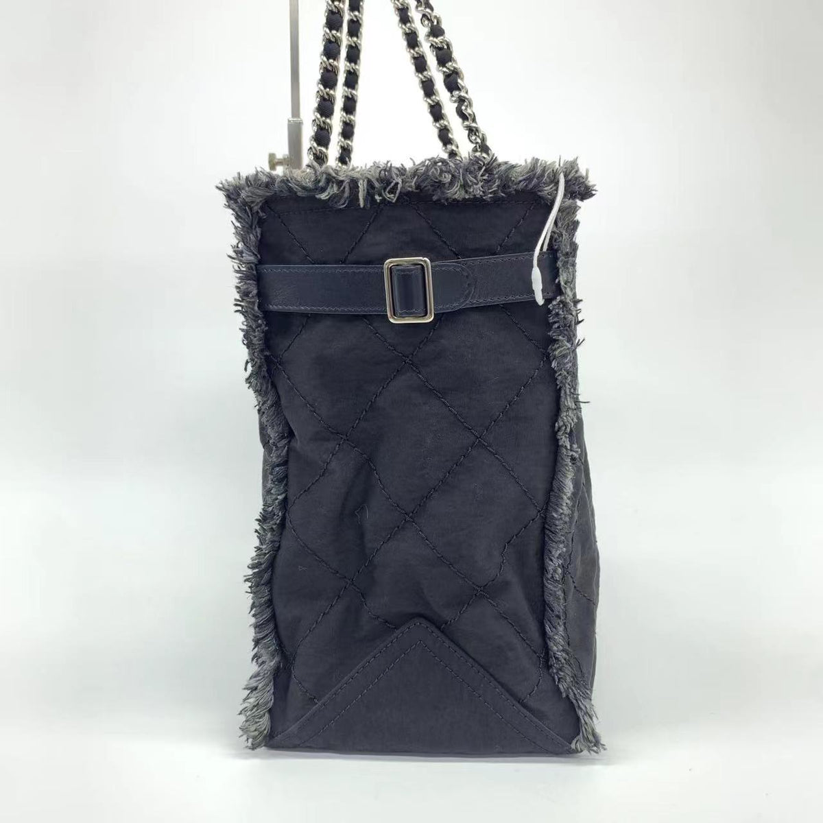 Chanel CC Shopping Tote Medium Blue