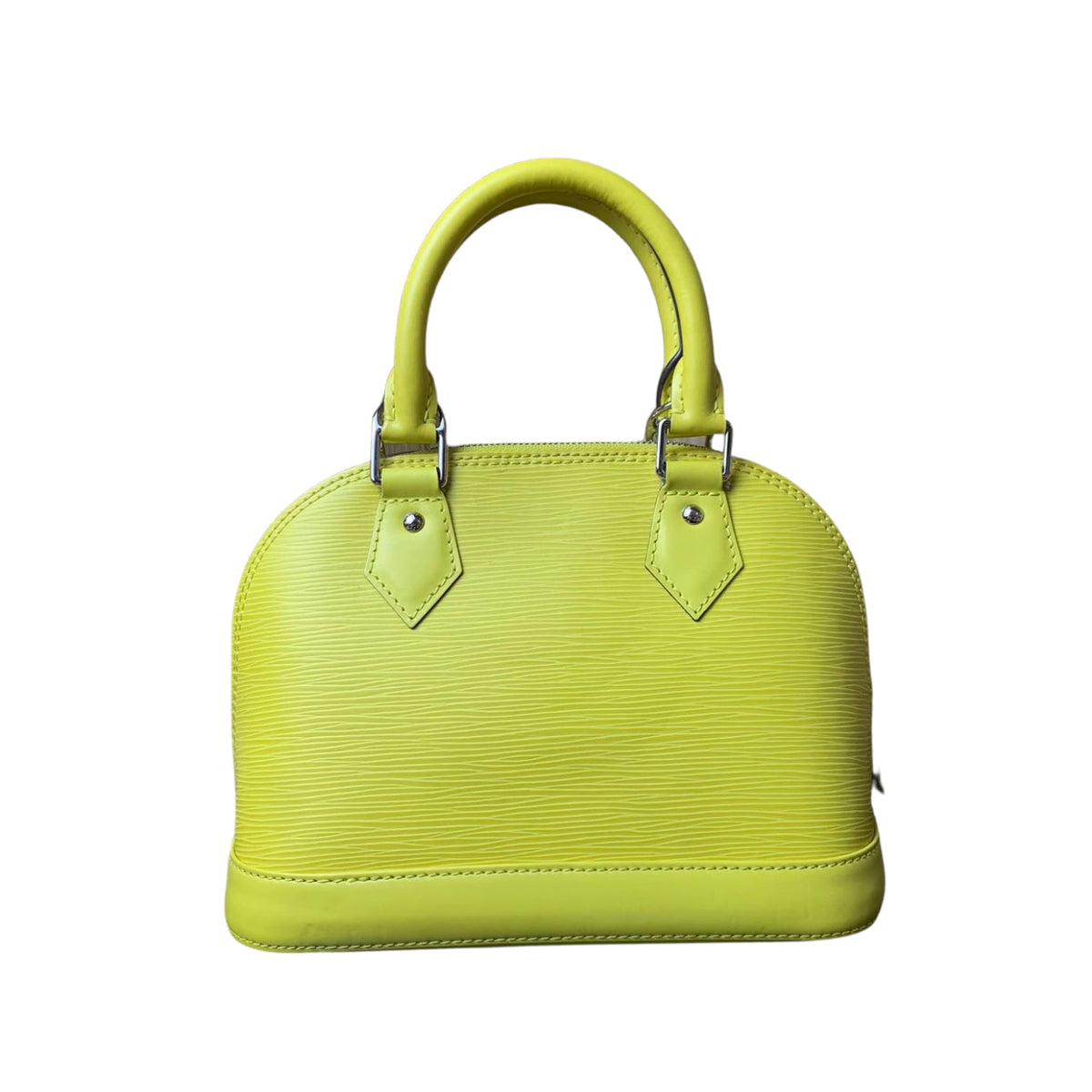 Louis-Vuitton Alma BB Epi Yellow SHW