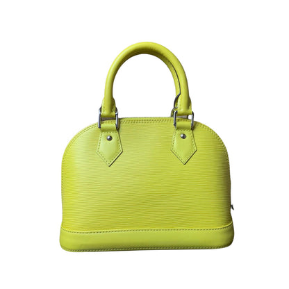 Louis-Vuitton Alma BB Epi Yellow SHW