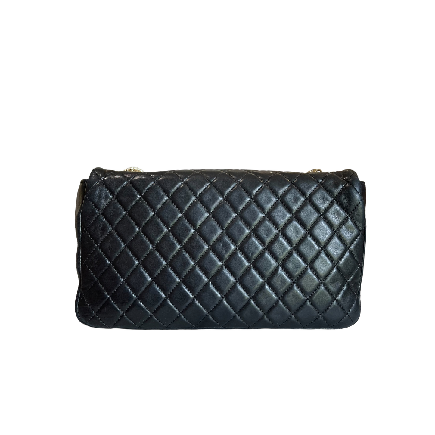 Westminster Flap Lambskin Black Pearl Strap