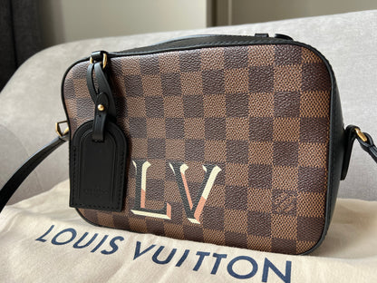 Louis Vuitton Santa Monica Damier Ebene and Black