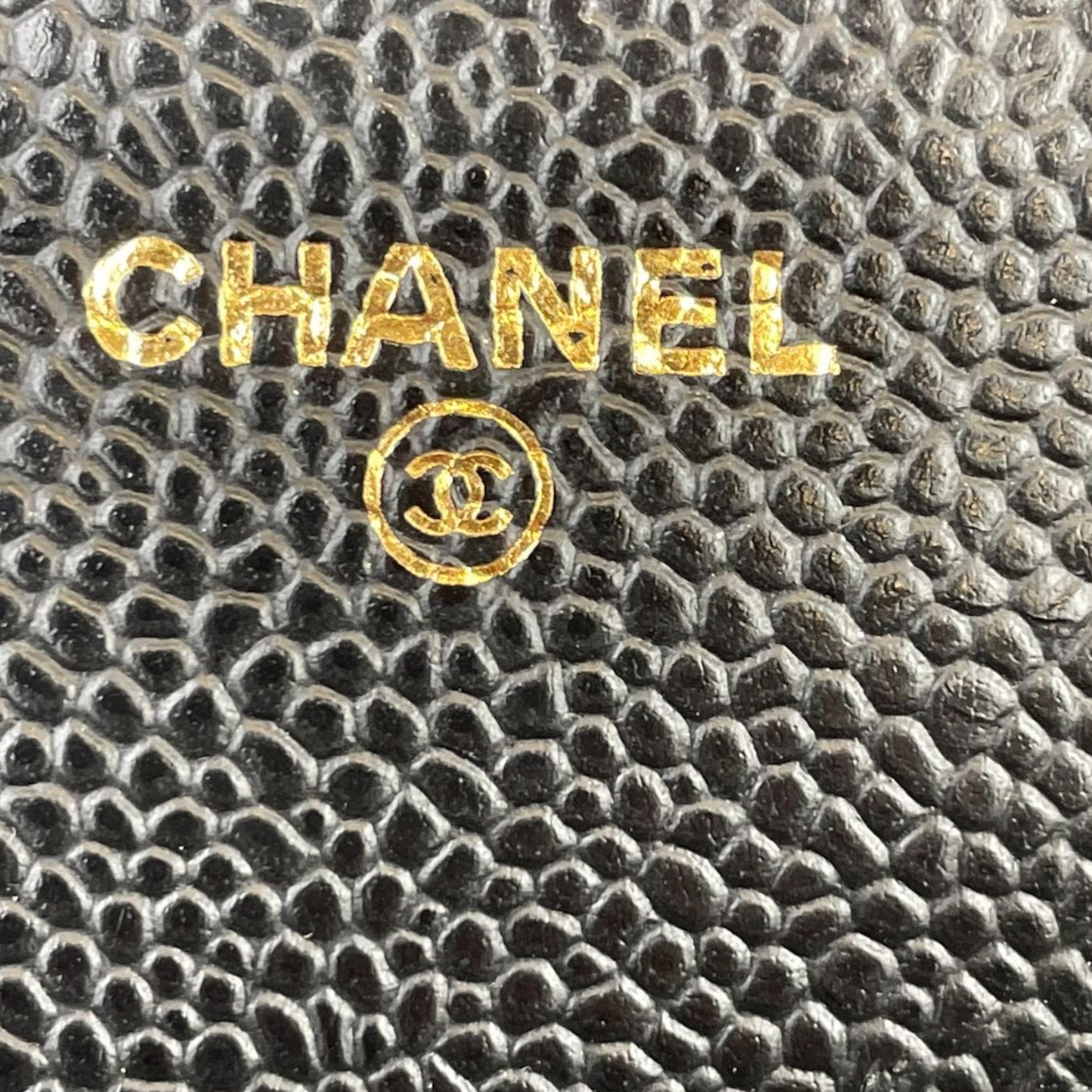 WOC Quilted Caviar Black GHW