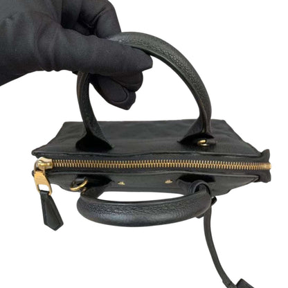 Louis-Vuitton Mini Pont Neuf Black Empreinte GHW
