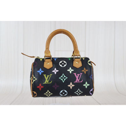 Rank AB ｜ LV Multi Monogram Mini Speedy Handbag｜073105
