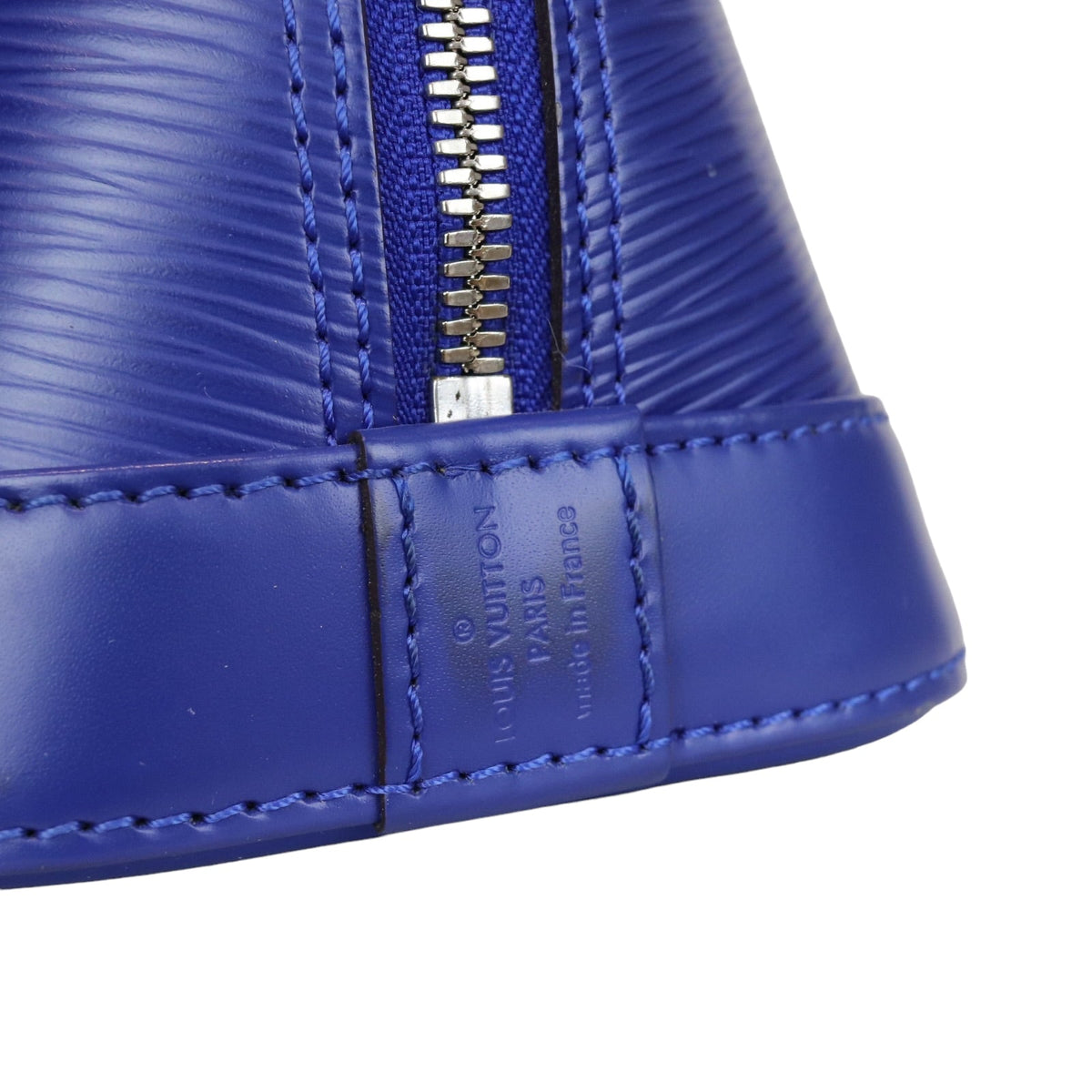 Louis-Vuitton Alma BB Epi Blue SHW