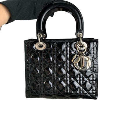 Lady Dior Medium Lady Dior Black SHW
