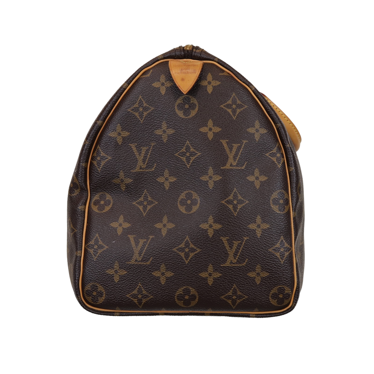 Louis-Vuitton Monogram Speedy 35 Brown GHW