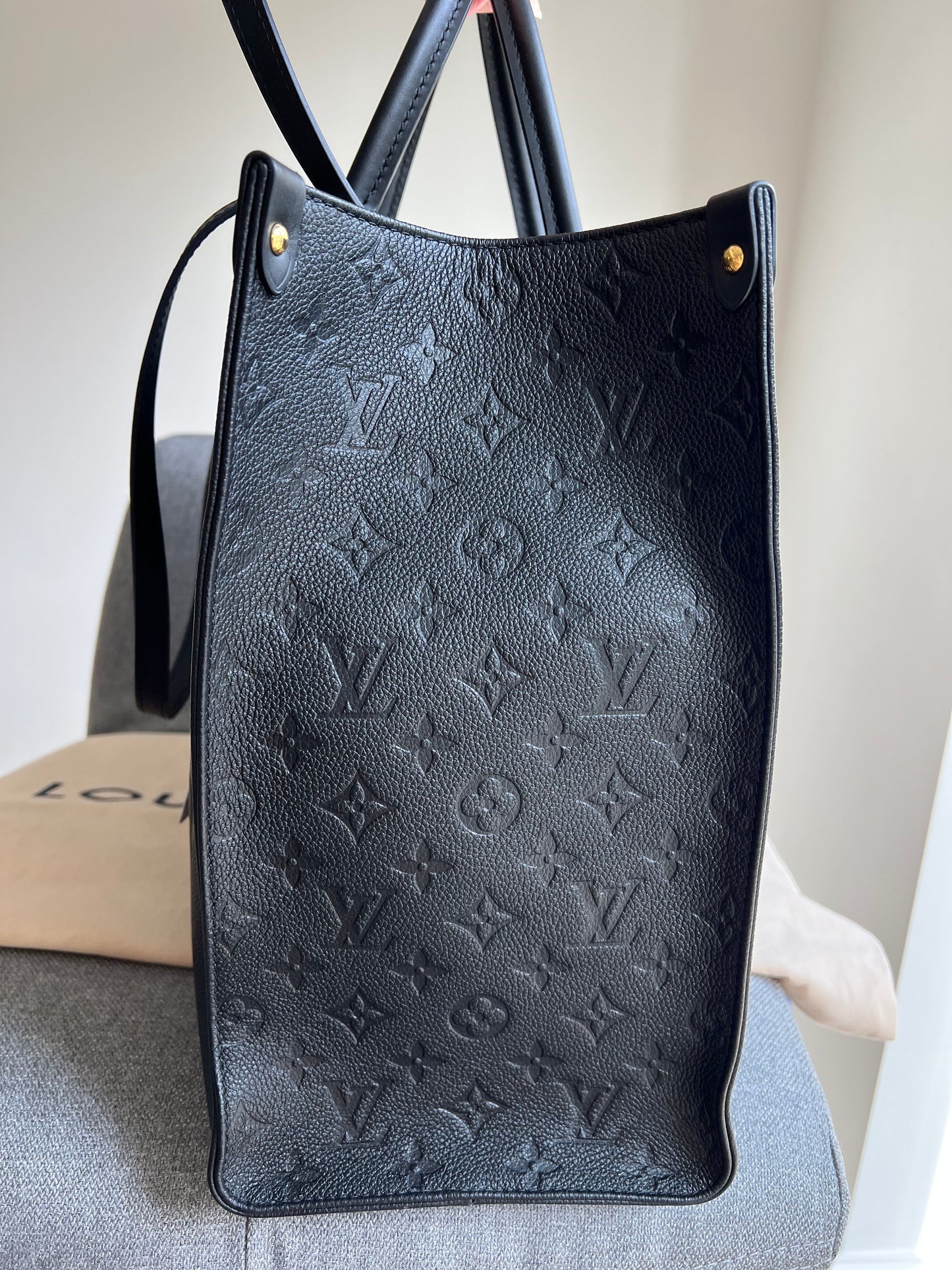 Louis Vuitton On the Go GM Black Empreinte (RRP £2,510)