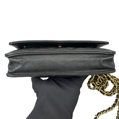 WOC Quilted Caviar Black GHW