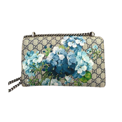 Gucci Dionysus GG Blooms Small Blue RHW