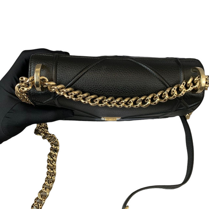Medium Diorama Leather Black GHW