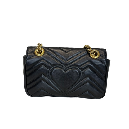 Gucci GG Marmont Mini Matelassé Black