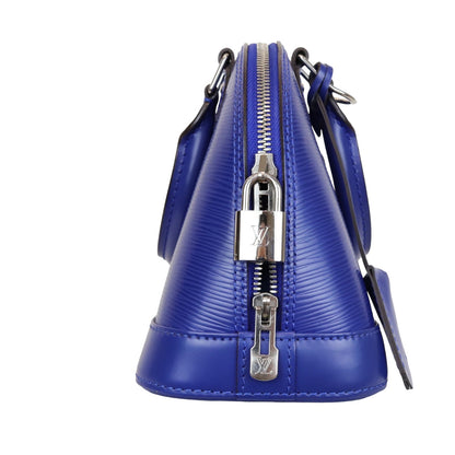Louis-Vuitton Alma BB Epi Blue SHW