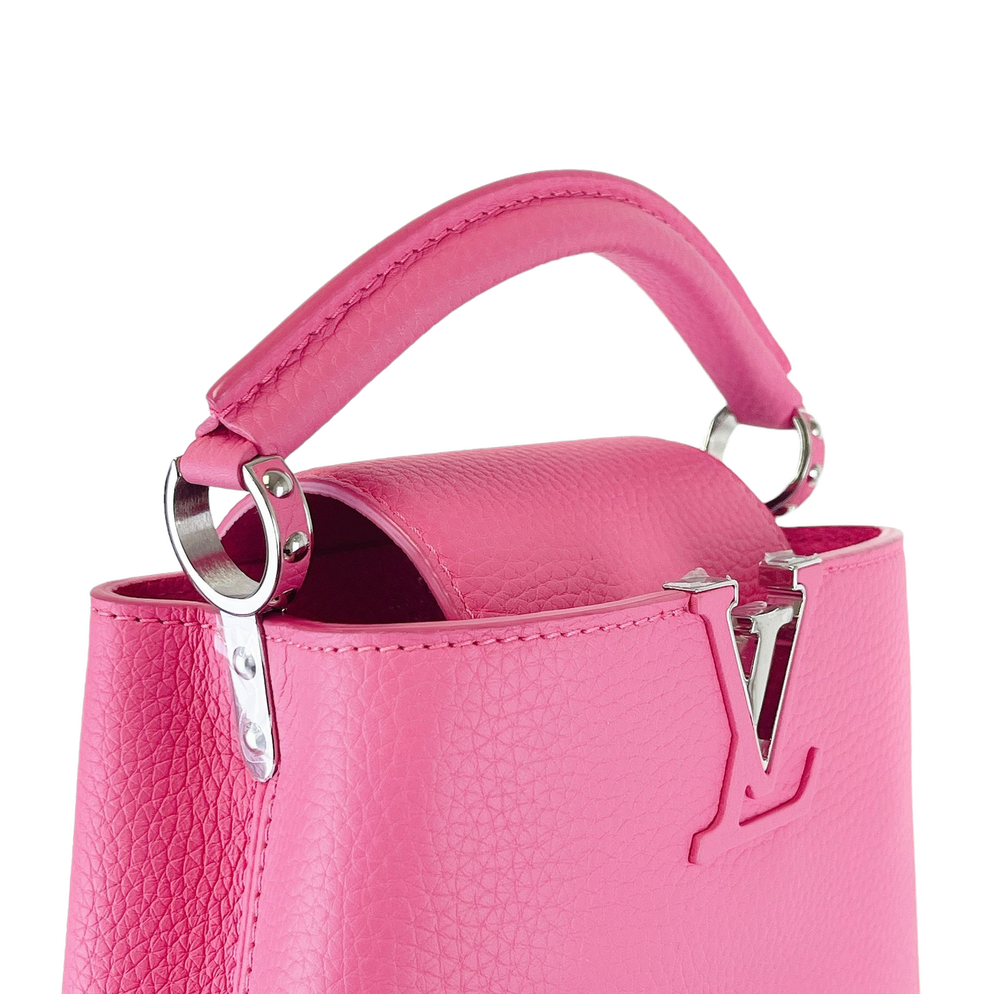 Louis-Vuitton Mini Capucines Pink SHW