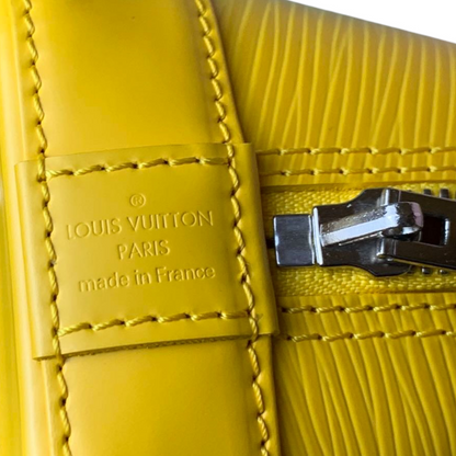 Louis-Vuitton Alma BB Epi Yellow SHW