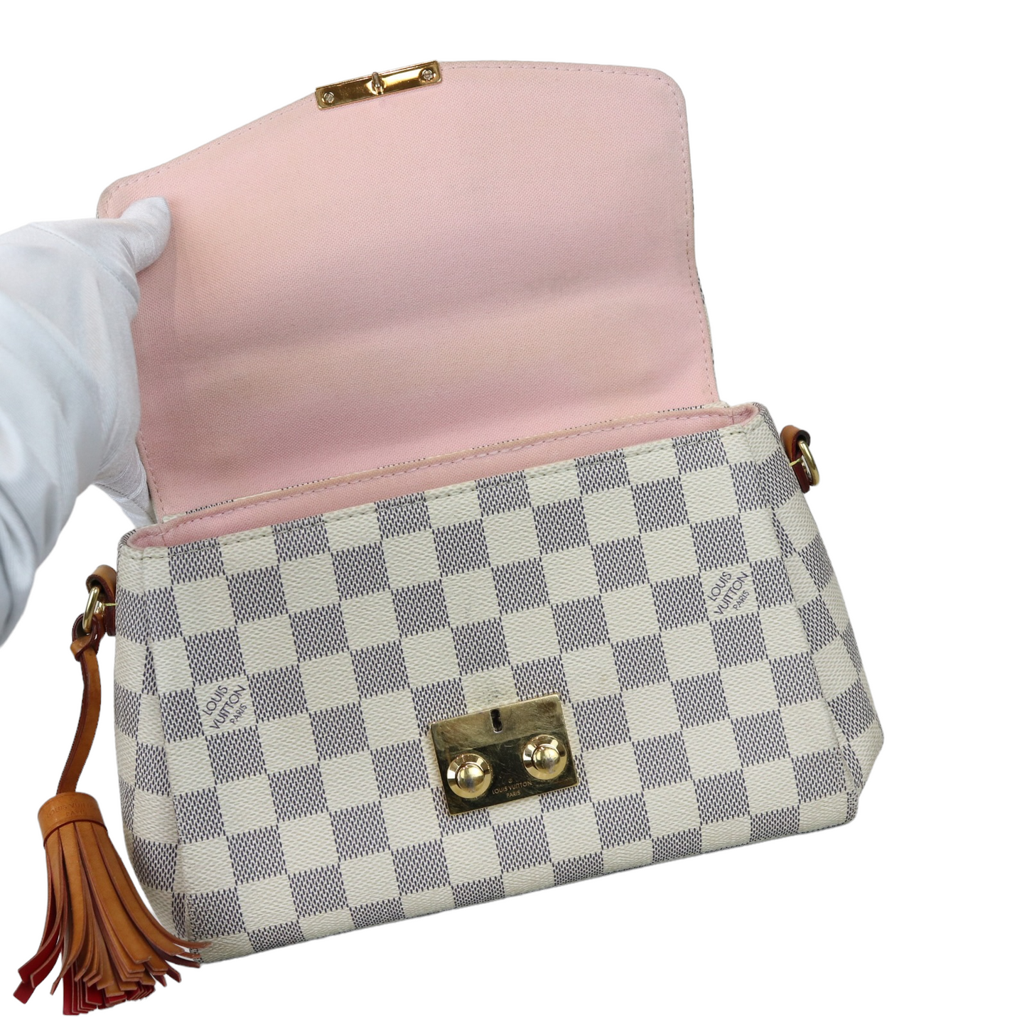 Louis-Vuitton Croisette Damier Azure GHW